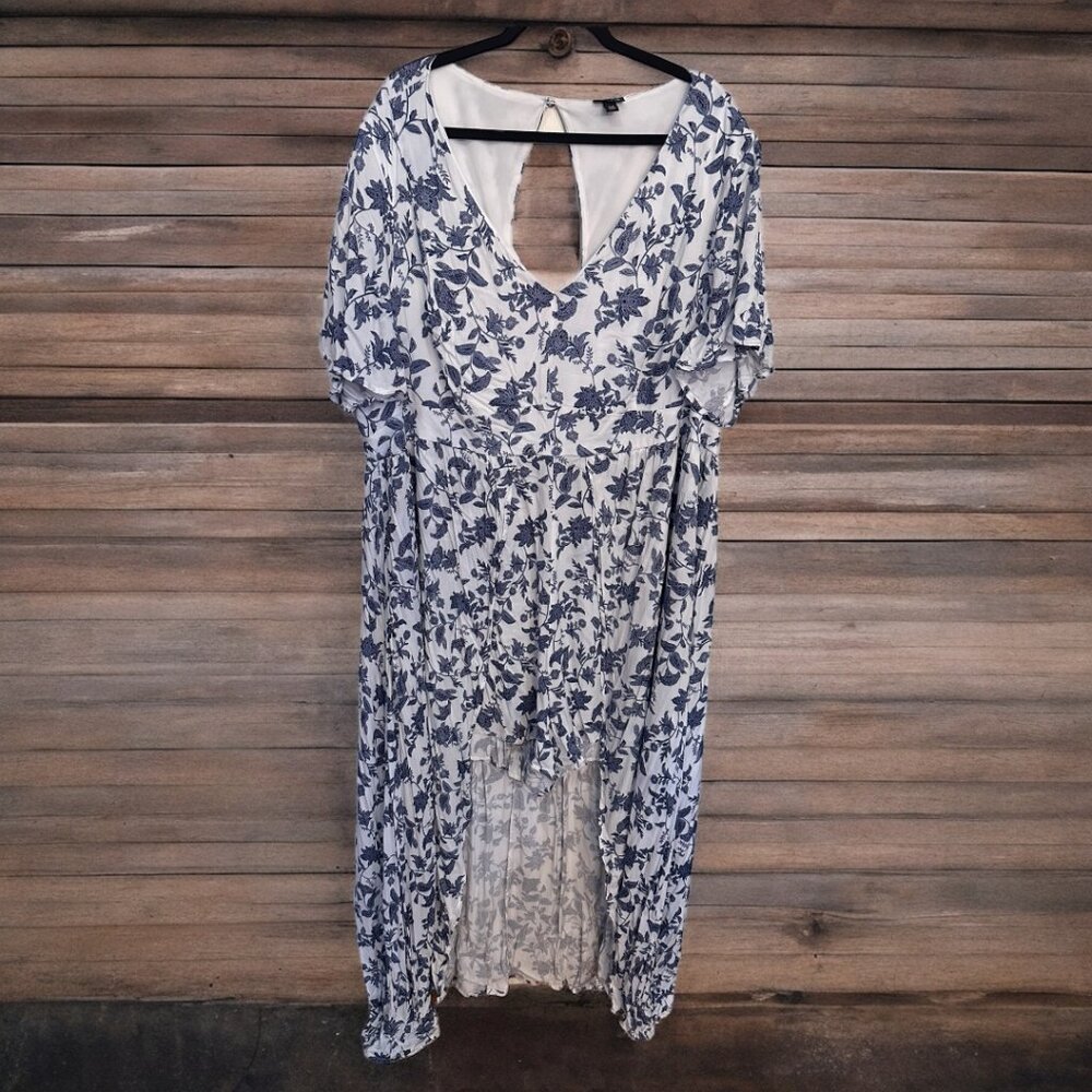 Torrid - Maxi Challis Walk-Through Dress - Size 28 - Picture 4 of 6